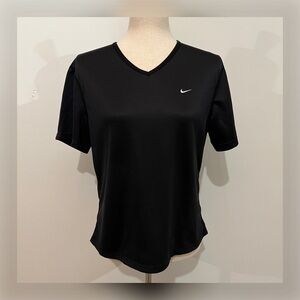 NIKE Women's Dri-FIT Black Short Sleeve Sport Tee